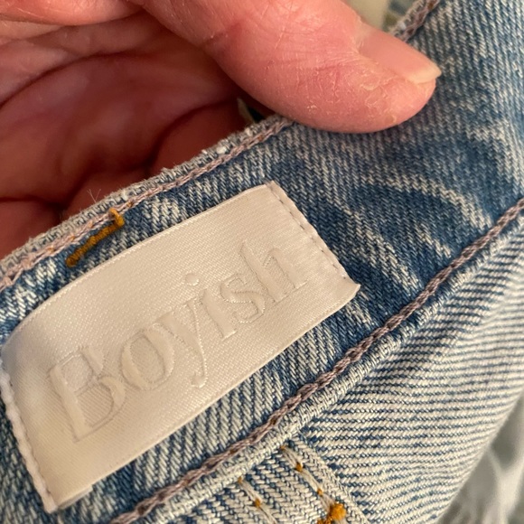 NWT Boyish by Her Tommy Stretch High Rise Straight Jeans Sliding Doors 31 - Picture 12 of 16